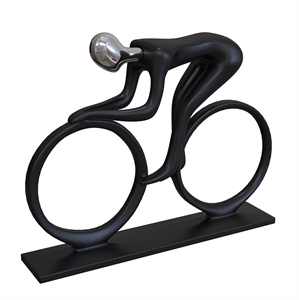 Cyclist figurine